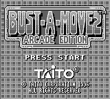 Bust-A-Move 2 - Arcade Edition (USA, Europe) Title Screen
